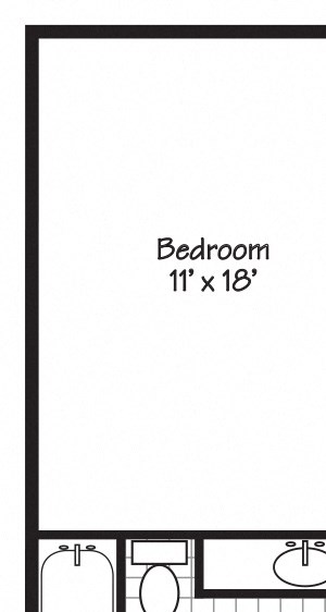 Forest Ridge Two Bedroom One Bathroom Floor Plan Forest Ridge Two Bedroom One Bathroom Floor Plan